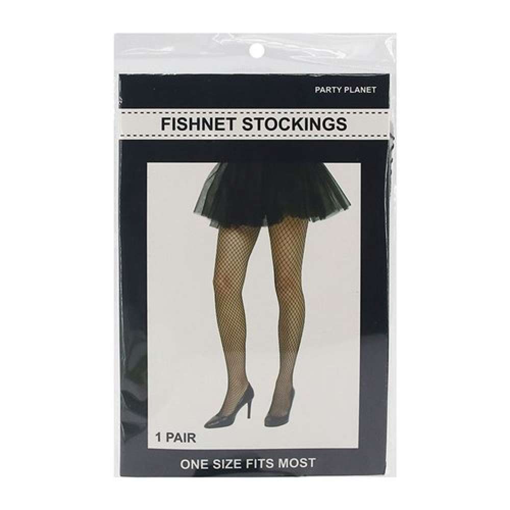 View Stockings Fish Net Over Knee Black