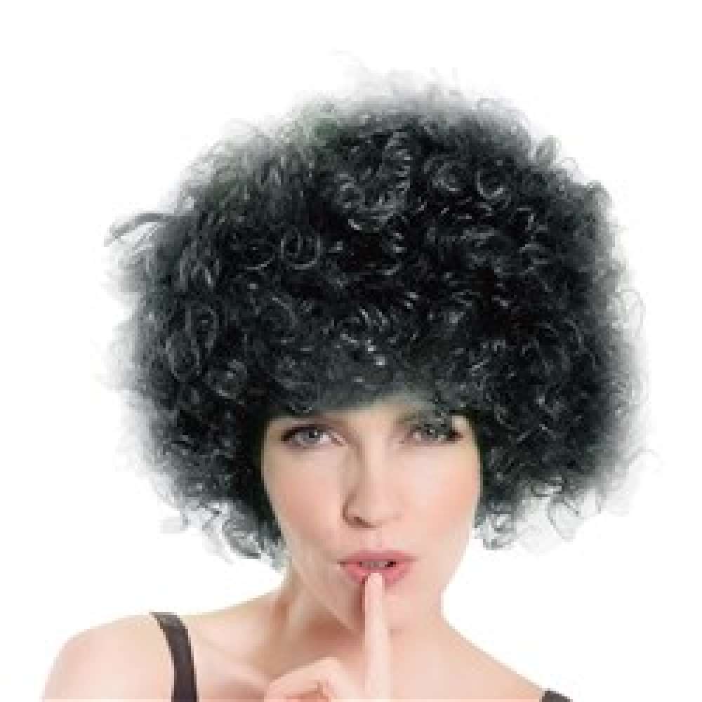 View Party Wig Afro Black
