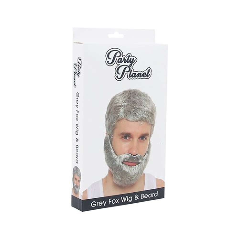 View Party Wig Grey With Beard