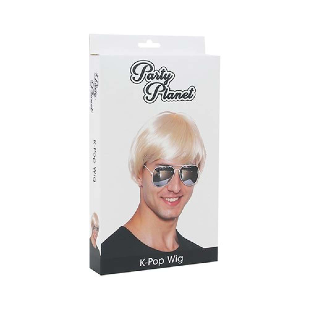 View Party Wig K-Pop Boy Band Blonde