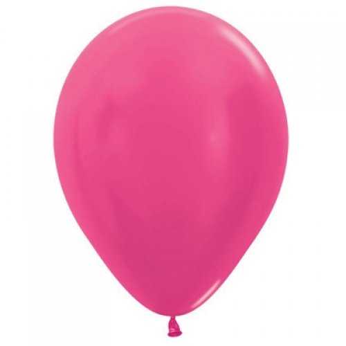 View Balloons Alpen 25pk Pearl Fuchsia