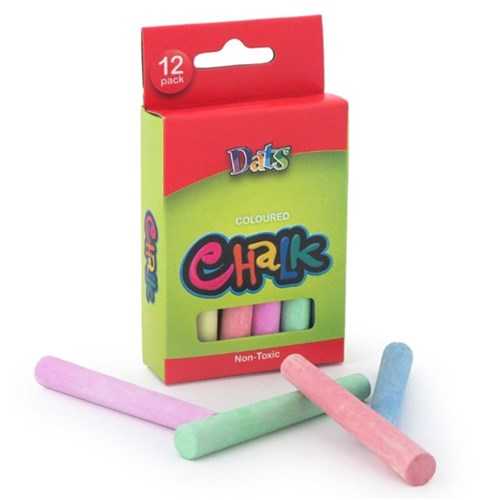 View Chalk Coloured 12pk