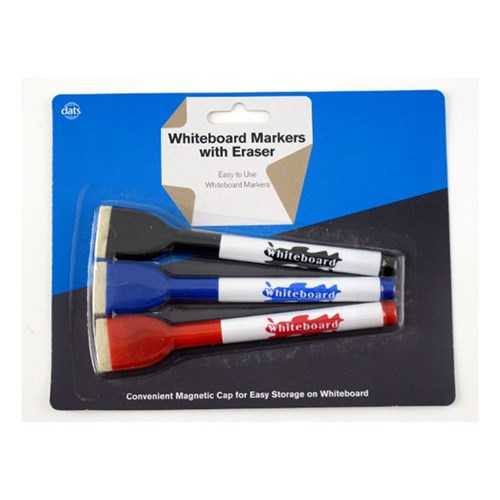 View Whiteboard Markers 3pk