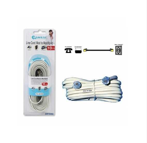 View Telephone Cable 10m 