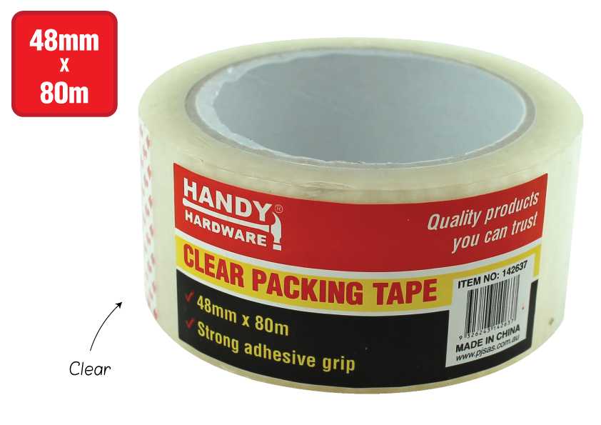 View Packing Tape 80m Clear