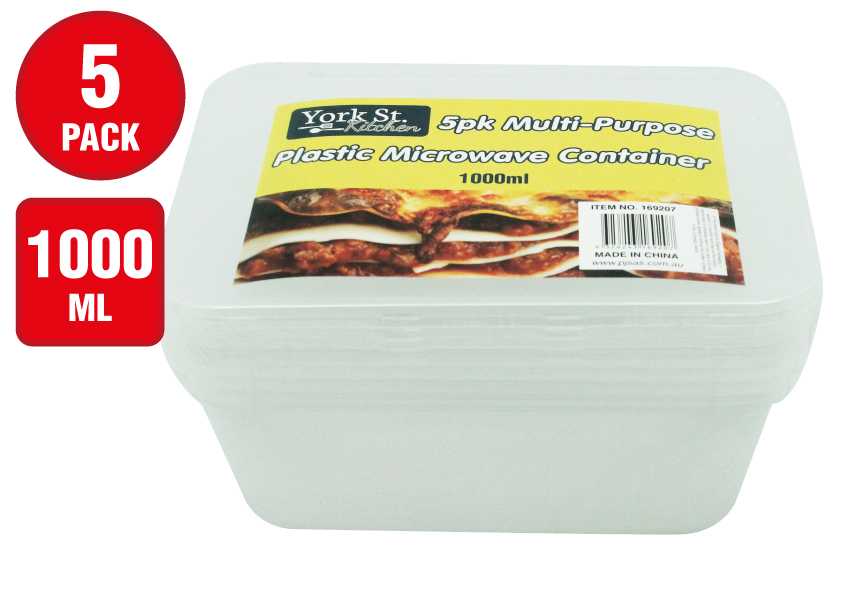 Chinese Container 1000ml 5pk