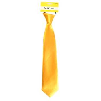 View Party Tie Soild Yellow